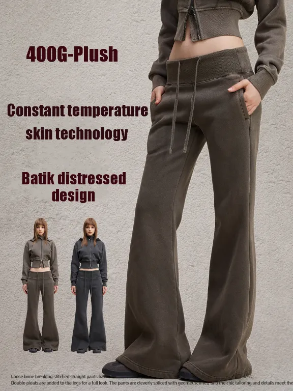 What is Sportswear in Fashion Yoga Flared Pants with Drawstring Sportswear Clothing Manufacturer