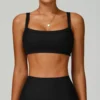 Ribbed Fabric Yoga Apparel Wholesale Bulk Fitness Workout Clothes Custom Sports Bra