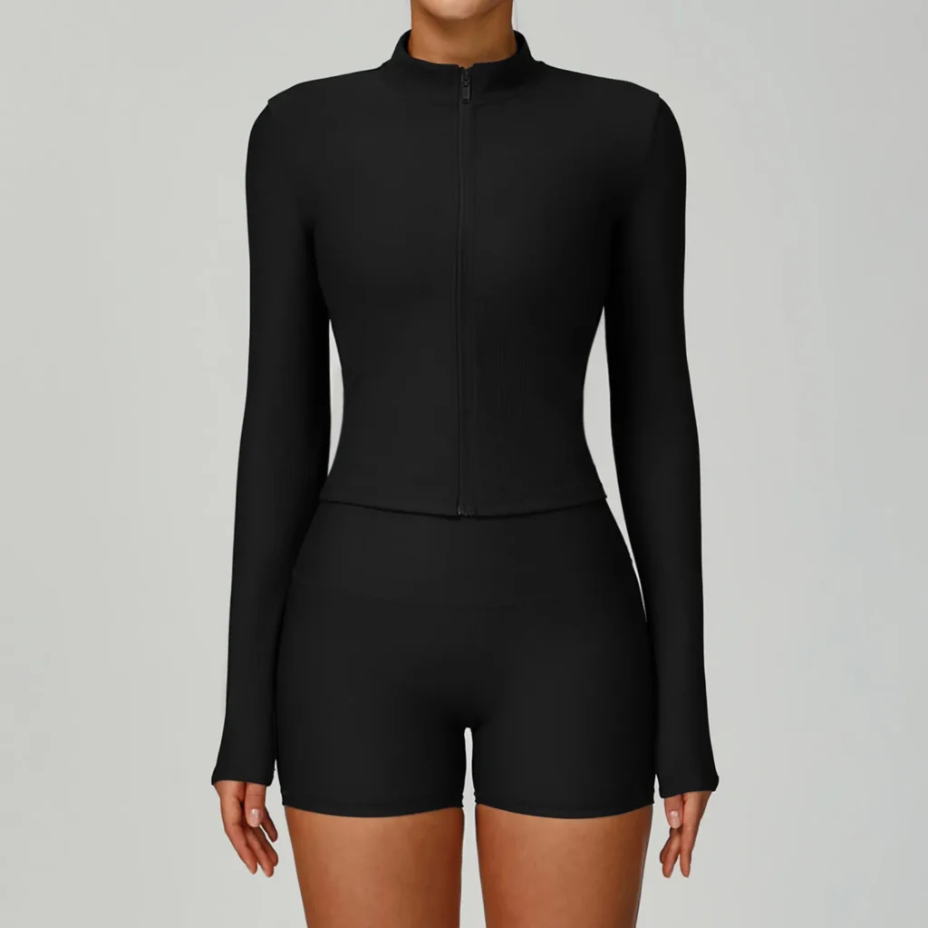 Women's Zip Up Athletic Jacket Sparks Clothing Lightweight Workout Jacket Manufacturer