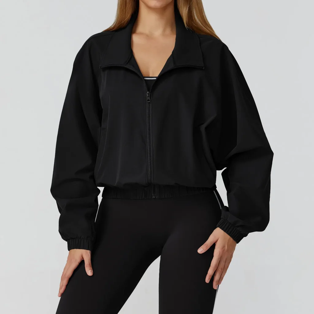 Fitness Jackets Women's Zip Up Athletic Jacket Lightweight Workout Jacket Manufacturer