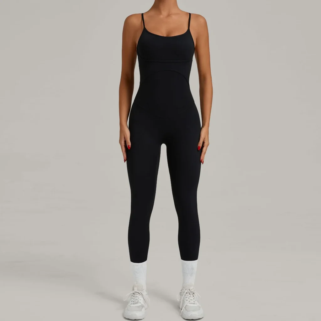 Custom Jumpsuits One Piece Workout Bodysuit Best Yoga Jumpsuit Supplier