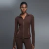 Light Athletic Jacket Women's Zip Up Athletic Jacket Athleisure Manufacturers