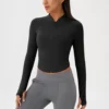 Gym Clothes Manufacturer Women's Zip Up Athletic Jacket Wholesale Athletic Wear