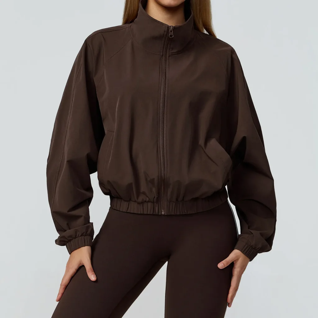 Fitness Jackets Women's Zip Up Athletic Jacket Lightweight Workout Jacket Manufacturer