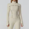 Light Athletic Jacket Workout Bodysuit Long Sleeve Fitness Clothing Manufacturer