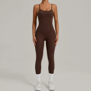 Custom Jumpsuits One Piece Workout Bodysuit Best Yoga Jumpsuit Supplier