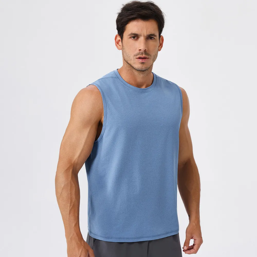 Men's Workout Shirts Sleeveless Workout Tank Tops Private Label Fitness Apparel