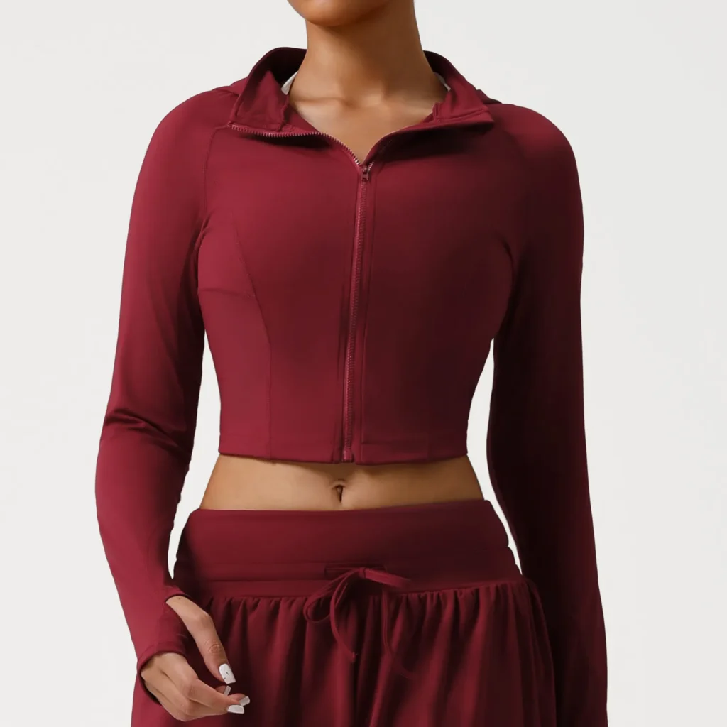 Athletic Jackets with Thumb Holes Light Athletic Jacket Wholesale Activewear
