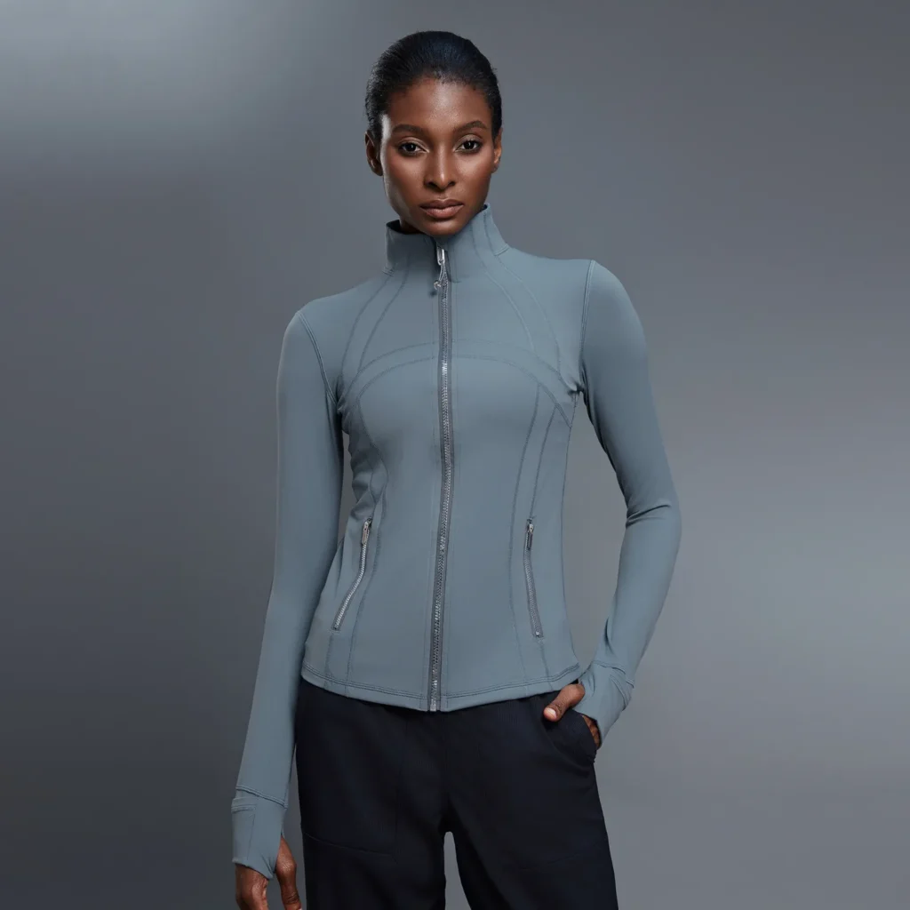 Light Athletic Jacket Women's Zip Up Athletic Jacket Athleisure Manufacturers
