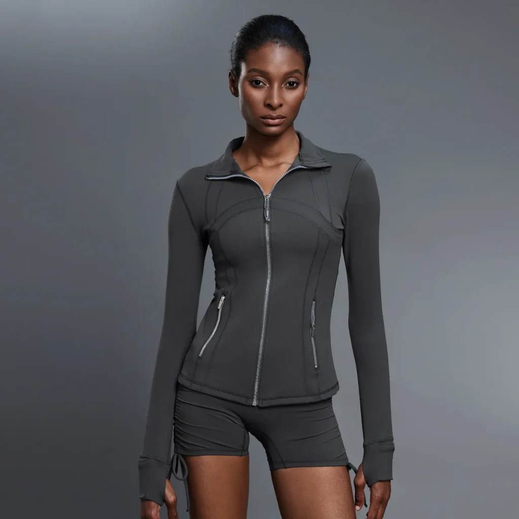 Light Athletic Jacket Women's Zip Up Athletic Jacket Athleisure Manufacturers