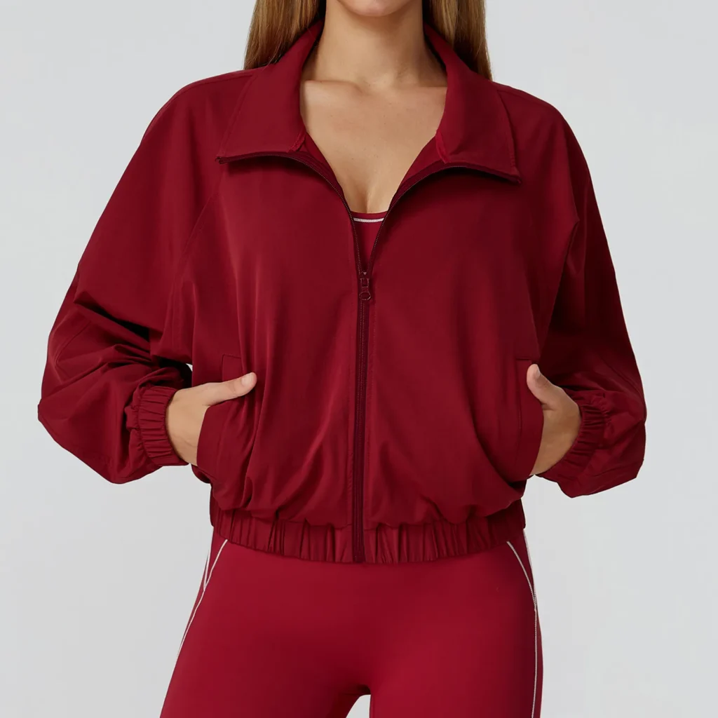 Fitness Jackets Women's Zip Up Athletic Jacket Lightweight Workout Jacket Manufacturer