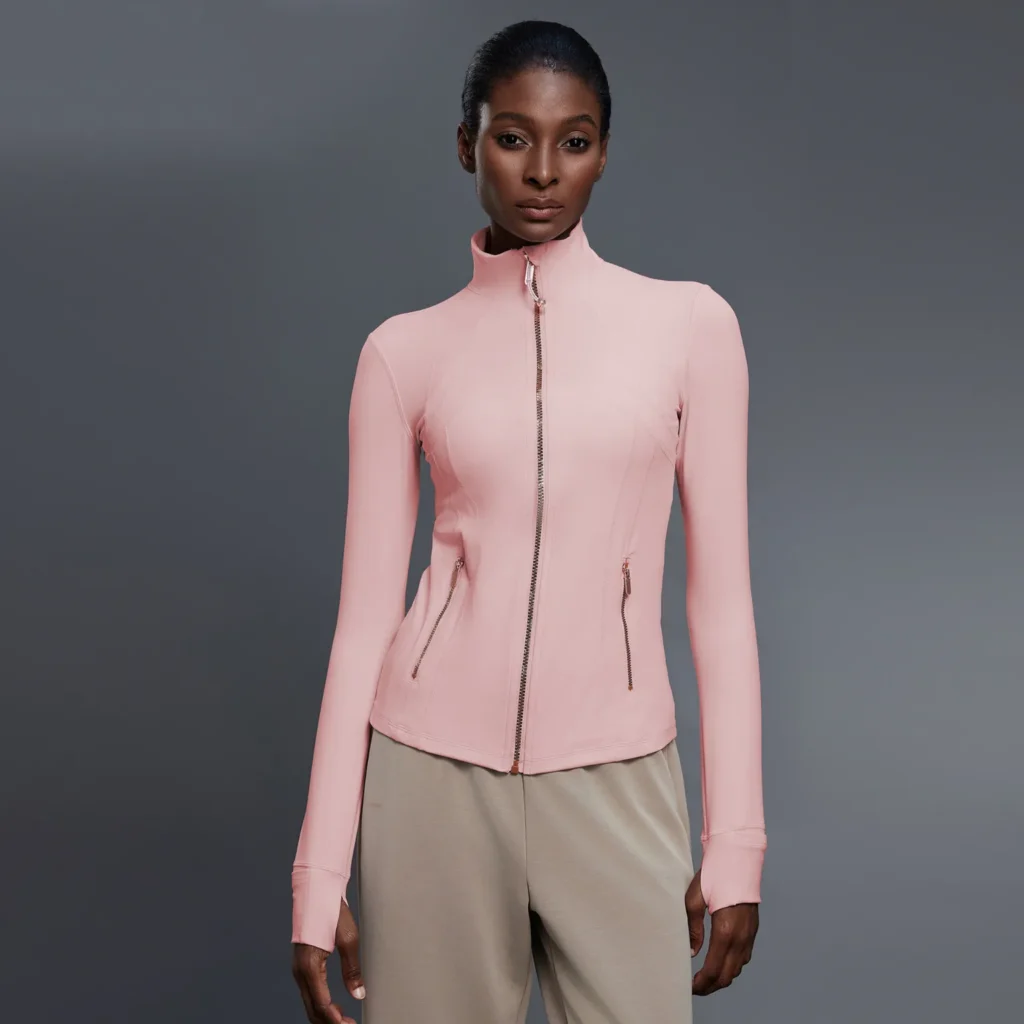 Light Athletic Jacket Women's Zip Up Athletic Jacket Athleisure Manufacturers