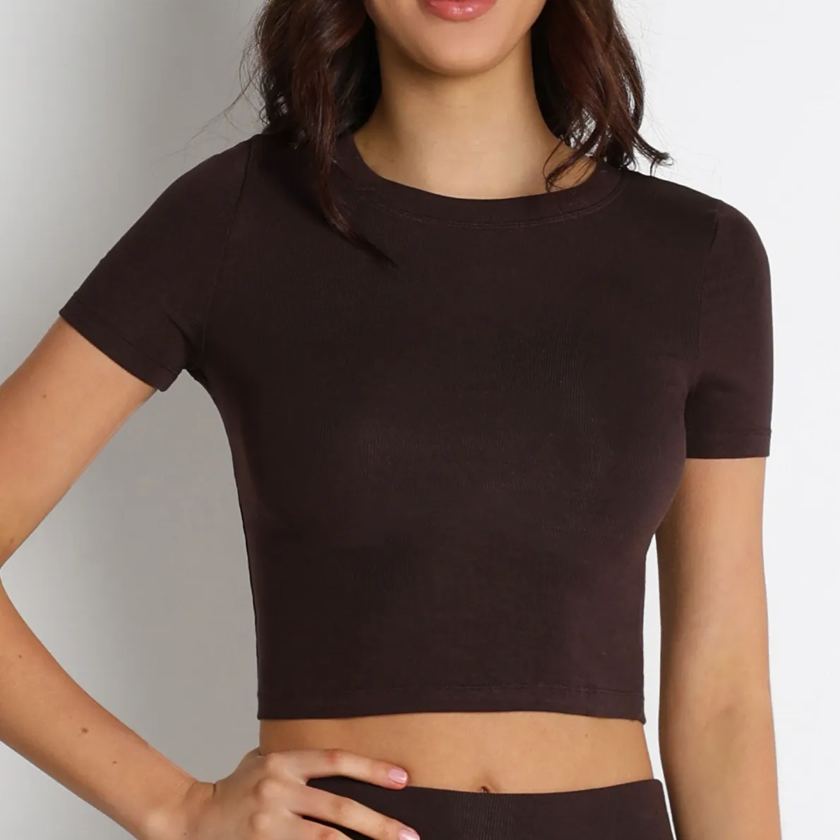 Short Sleeve Yoga Top China Sportswear Custom Gym Wear Manufacturers