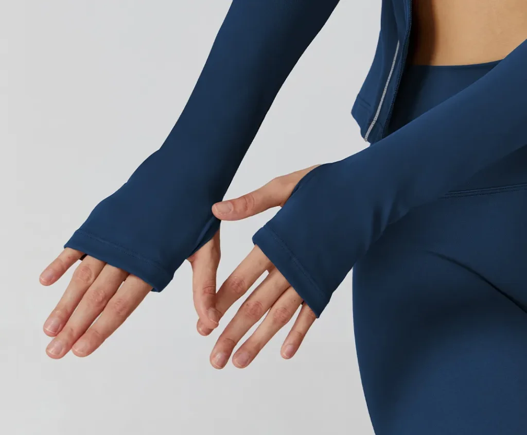 Light Athletic Jacket Workout Bodysuit Long Sleeve Fitness Clothing Manufacturer