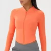 Gym Clothes Manufacturer Women's Zip Up Athletic Jacket Wholesale Athletic Wear