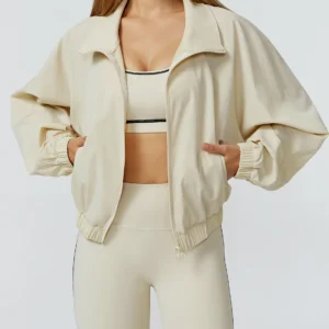 Fitness Jackets Women's Zip Up Athletic Jacket Lightweight Workout Jacket Manufacturer