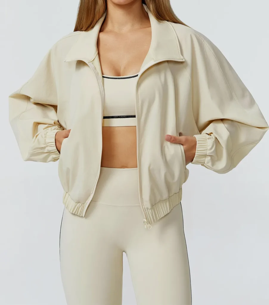 Fitness Jackets Women's Zip Up Athletic Jacket Lightweight Workout Jacket Manufacturer