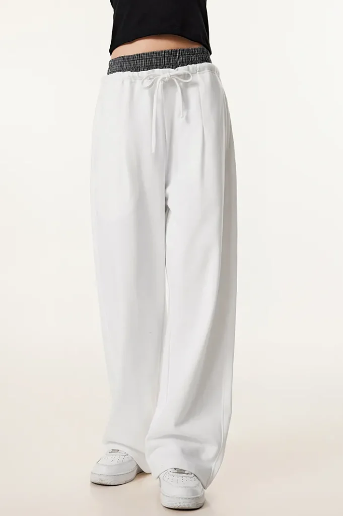 Double Waist Sparks Apparel Yoga Flared Pants with Drawstring Workout Clothes Supplier