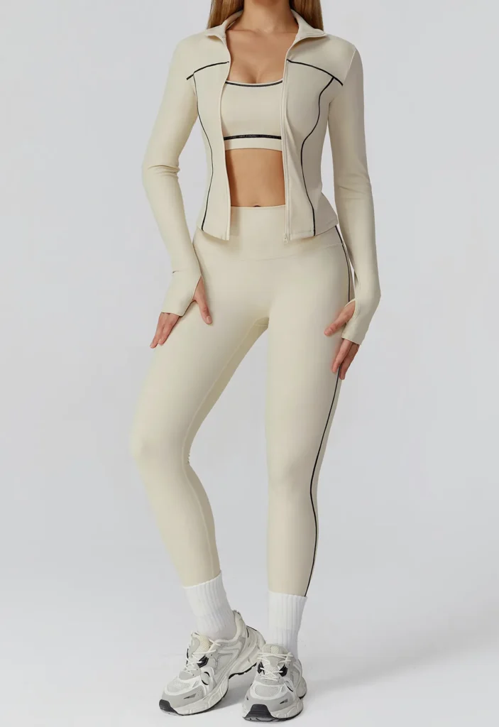 Light Athletic Jacket Workout Bodysuit Long Sleeve Fitness Clothing Manufacturer