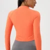 Gym Clothes Manufacturer Women's Zip Up Athletic Jacket Wholesale Athletic Wear