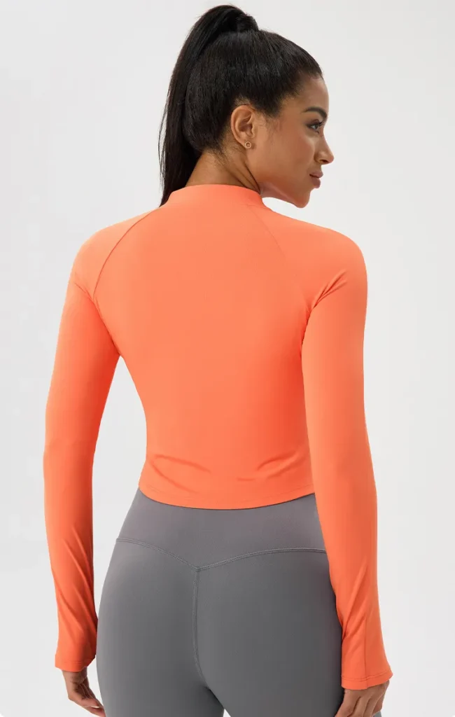 Gym Clothes Manufacturer Women's Zip Up Athletic Jacket Wholesale Athletic Wear