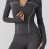 Light Athletic Jacket Workout Bodysuit Long Sleeve Fitness Clothing Manufacturer