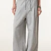 Double Waist Sparks Apparel Yoga Flared Pants with Drawstring Workout Clothes Supplier