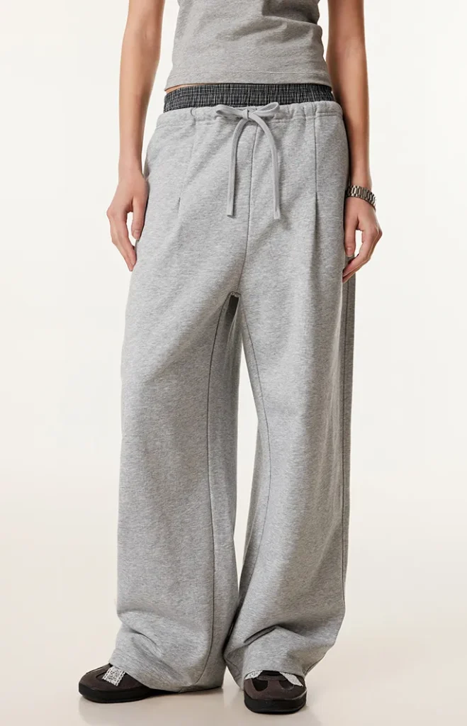 Double Waist Sparks Apparel Yoga Flared Pants with Drawstring Workout Clothes Supplier