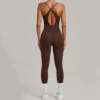 Custom Jumpsuits One Piece Workout Bodysuit Best Yoga Jumpsuit Supplier