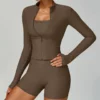 Women's Zip Up Athletic Jacket Sparks Clothing Lightweight Workout Jacket Manufacturer