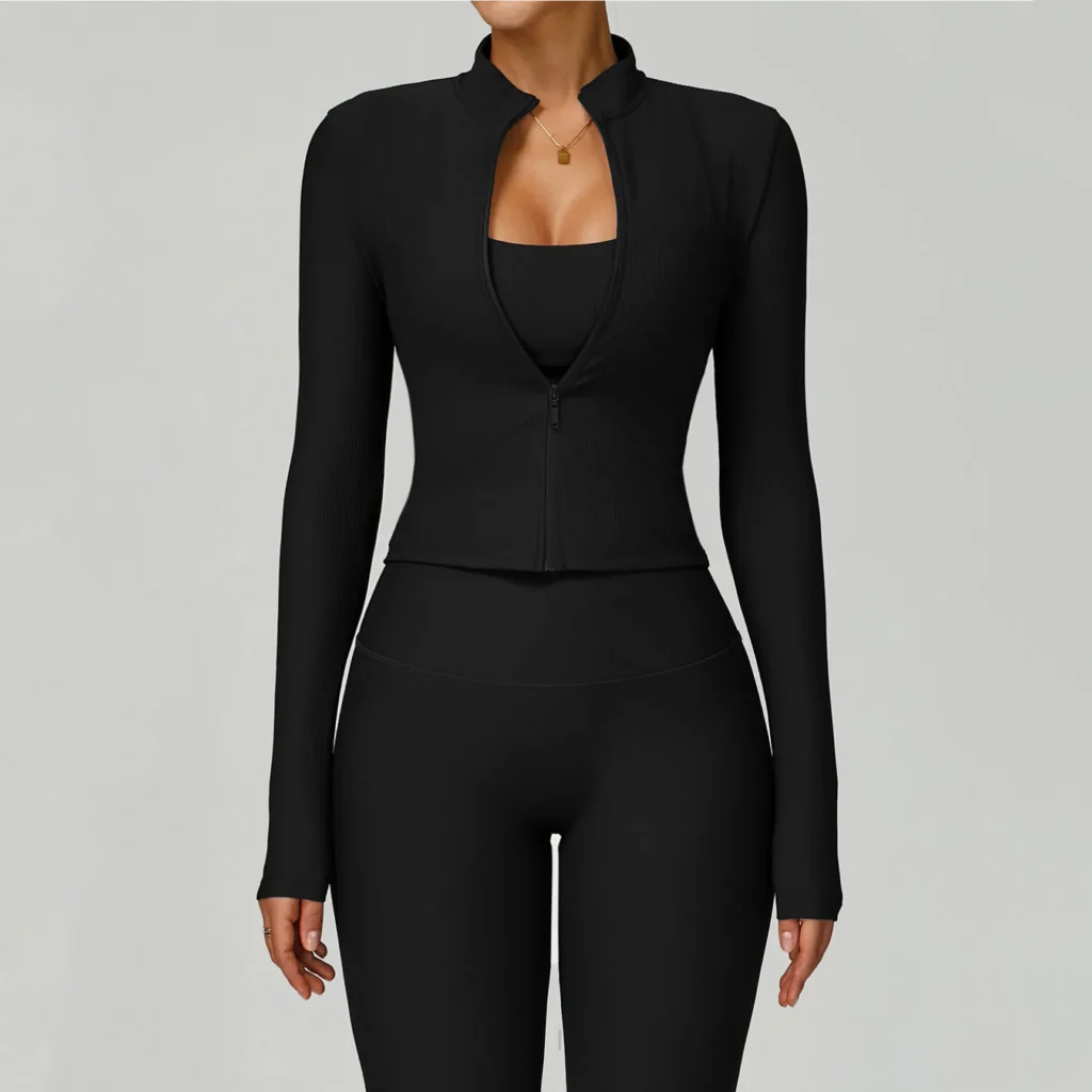 Women's Zip Up Athletic Jacket Sparks Clothing Lightweight Workout Jacket Manufacturer