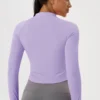 Gym Clothes Manufacturer Women's Zip Up Athletic Jacket Wholesale Athletic Wear
