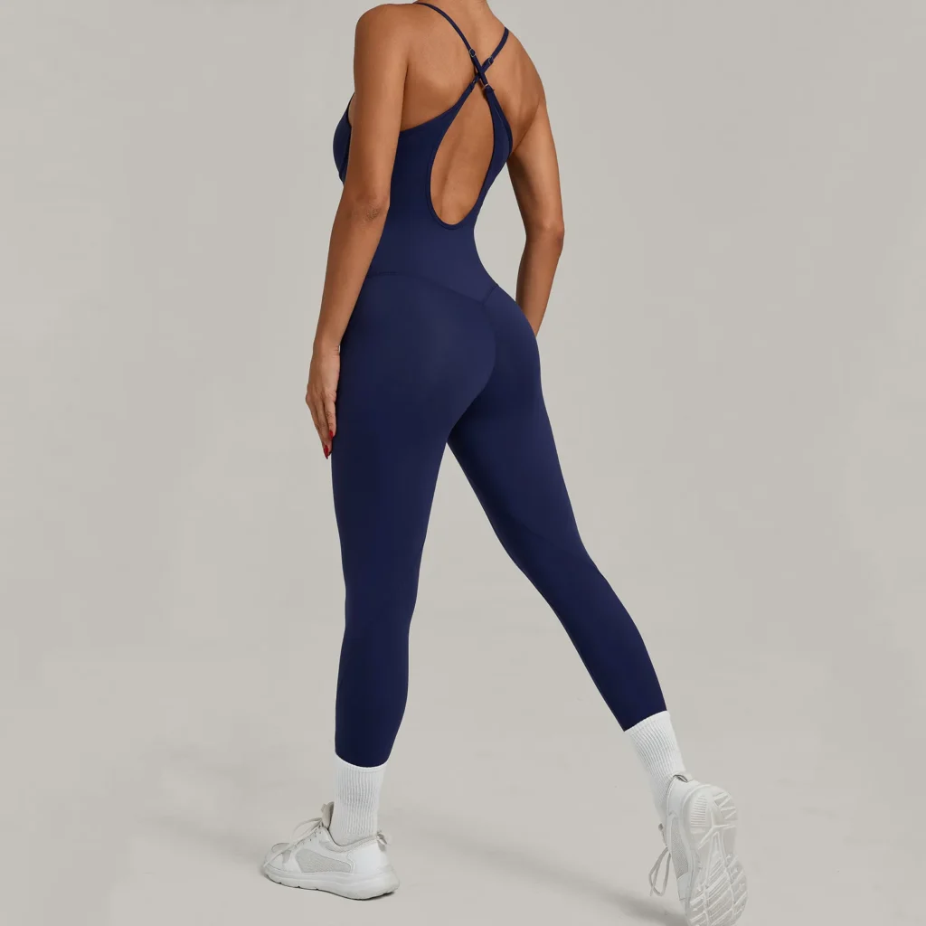 Custom Jumpsuits One Piece Workout Bodysuit Best Yoga Jumpsuit Supplier