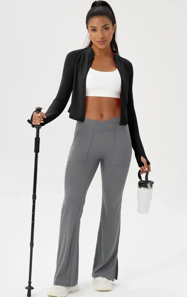 Gym Clothes Manufacturer Women's Zip Up Athletic Jacket Wholesale Athletic Wear