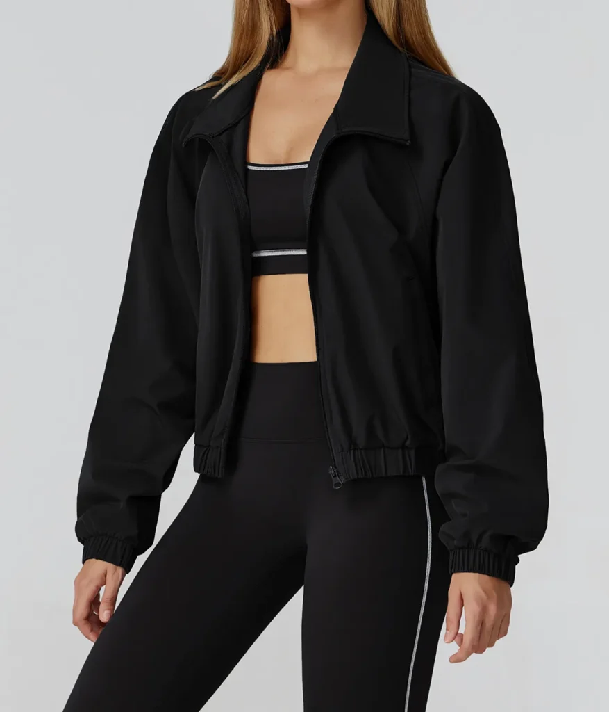 Fitness Jackets Women's Zip Up Athletic Jacket Lightweight Workout Jacket Manufacturer