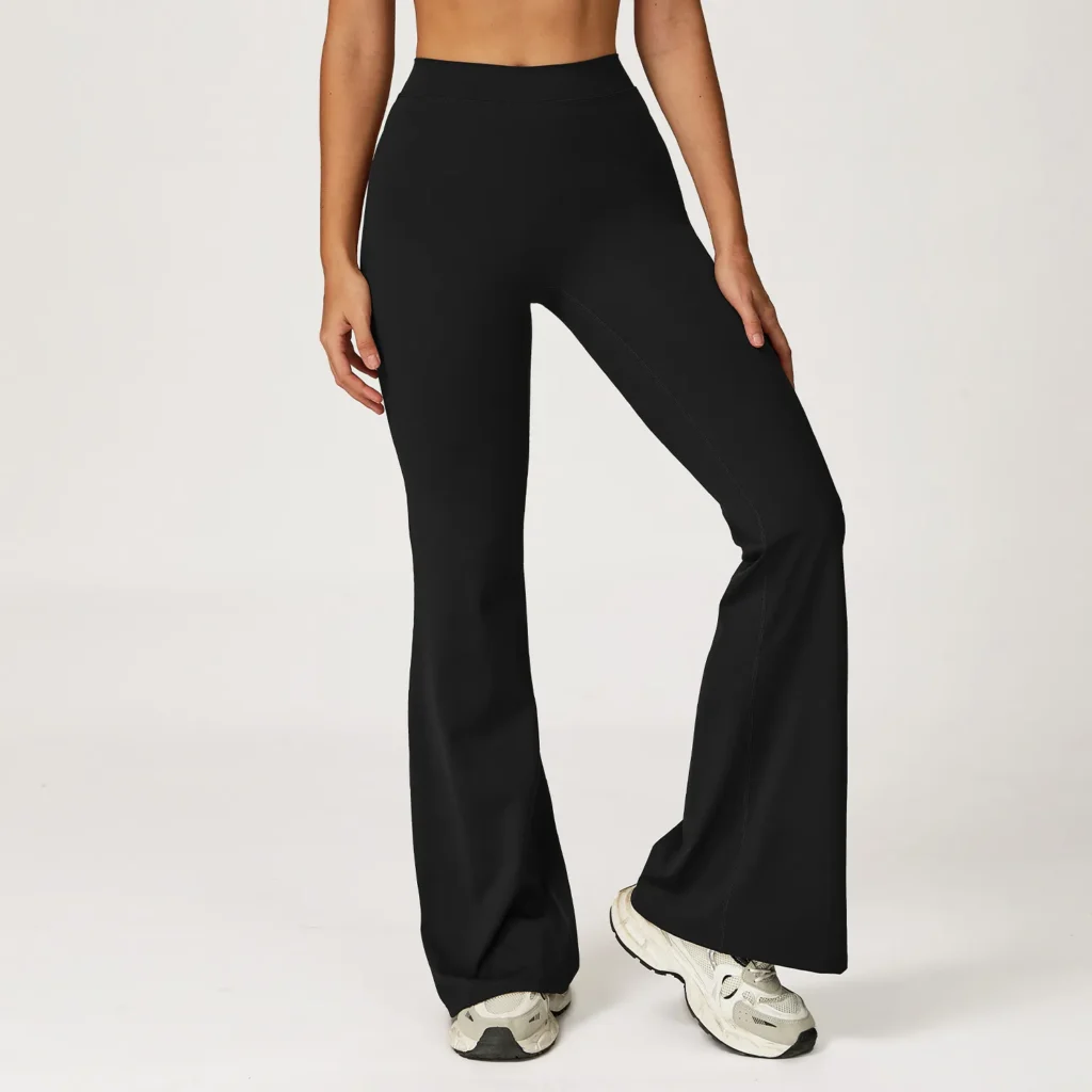 Gymshark Wholesale Custom Workout Sets Flared Yoga Pants Manufacturers