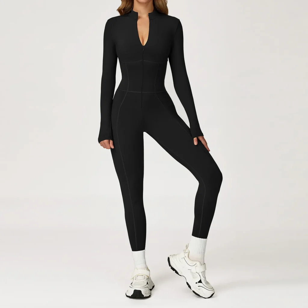 One Piece Exercise Bodysuit Custom Jumpsuits Best Yoga Jumpsuit Supplier