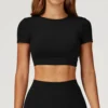 Workout Short Sleeve Tops China Sportswear Short Sleeve Yoga Top Manufacturers