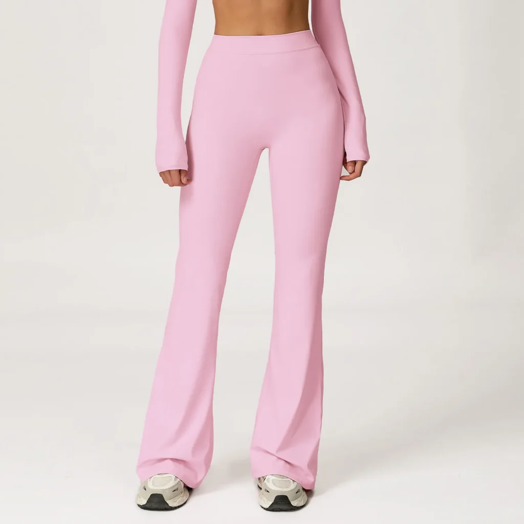 Gymshark Wholesale Custom Workout Sets Flared Yoga Pants Manufacturers