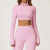 Private Label Activewear Long Sleeve Crop Tops Workout Bodysuit Long Sleeve Wholesale Womens Sportswear