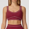 Custom Sports Bra Best Material For Bras Sport Bra Outfit Suppliers