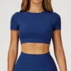 Workout Short Sleeve Tops China Sportswear Short Sleeve Yoga Top Manufacturers