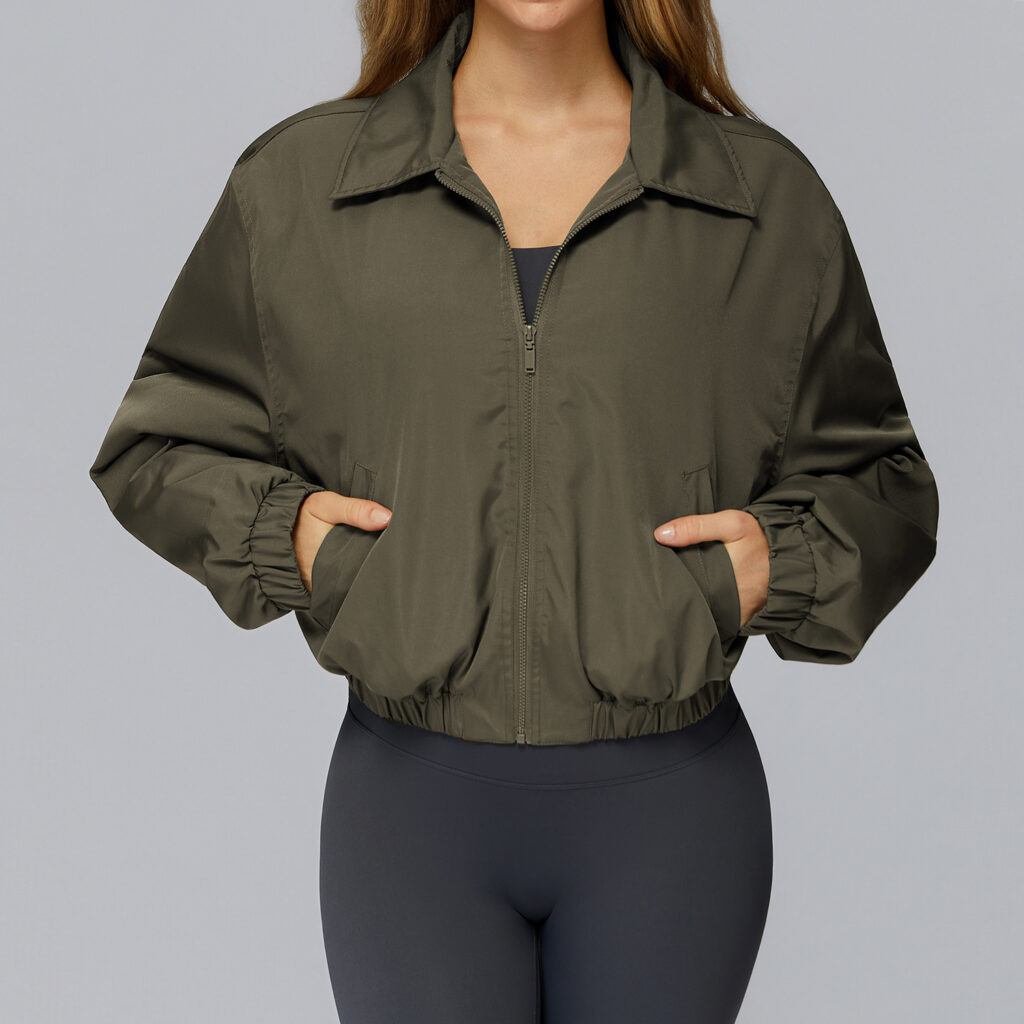 Windproof Outdoor Spark Apparel Fitness Jackets Lightweight Workout Jacket Manufacturer