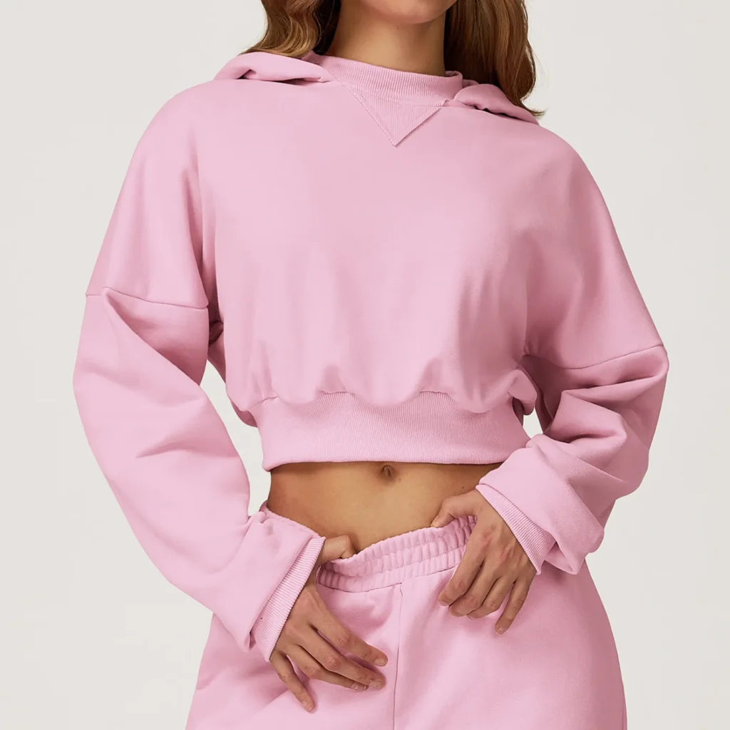Custom Women's Pullover Hoodies Spark Athletic Yoga Fitness Wear Manufacturer
