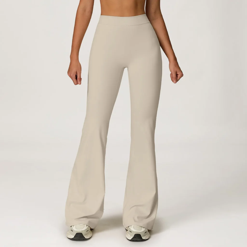 Gymshark Wholesale Custom Workout Sets Flared Yoga Pants Manufacturers