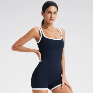 Workout Jumpsuit Shorts One Piece Athletic Jumpsuit Suppliers Seamless Activewear