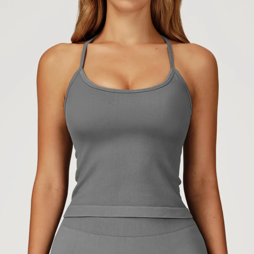 Spark Apparel Sportswear Tank Tops Yoga Wear Suppliers Sports Set Top Seamless