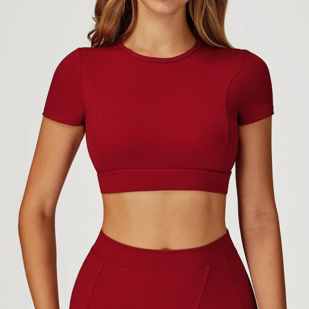 Workout Short Sleeve Tops China Sportswear Short Sleeve Yoga Top Manufacturers
