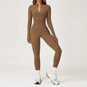One Piece Exercise Bodysuit Custom Jumpsuits Best Yoga Jumpsuit Supplier