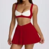 Custom Gym Clothes Spark Skirt Custom Made Tennis Skirts Manufacturers